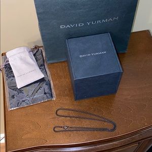 DAVID YURMAN oxidized stainless steel box chain!